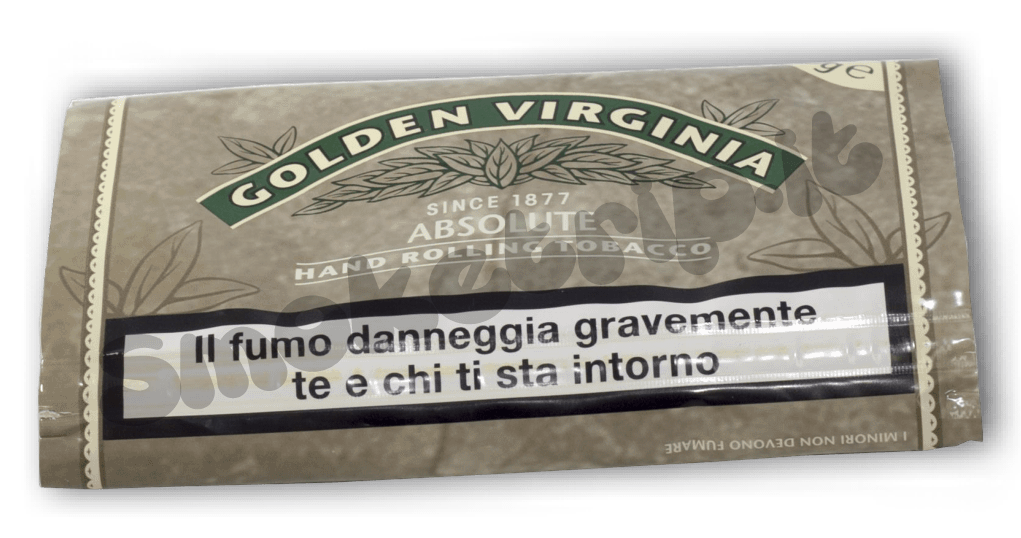 Tabacco golden virginia absolute.