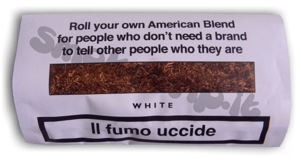 tabacco senza nome bianco