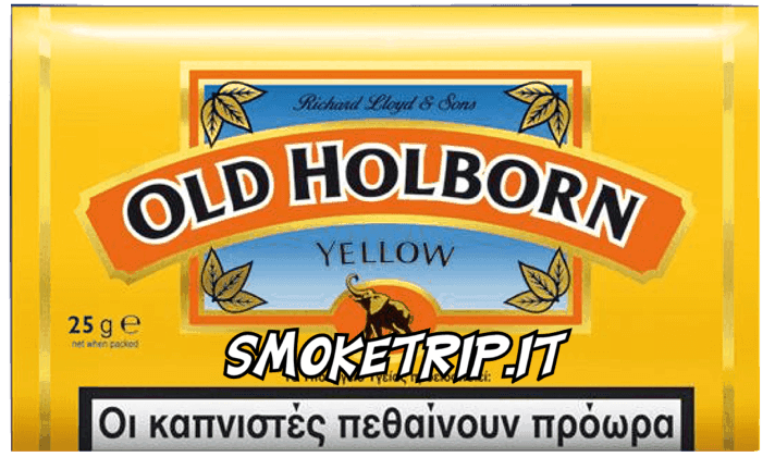 Tabacco Old Holborn Giallo