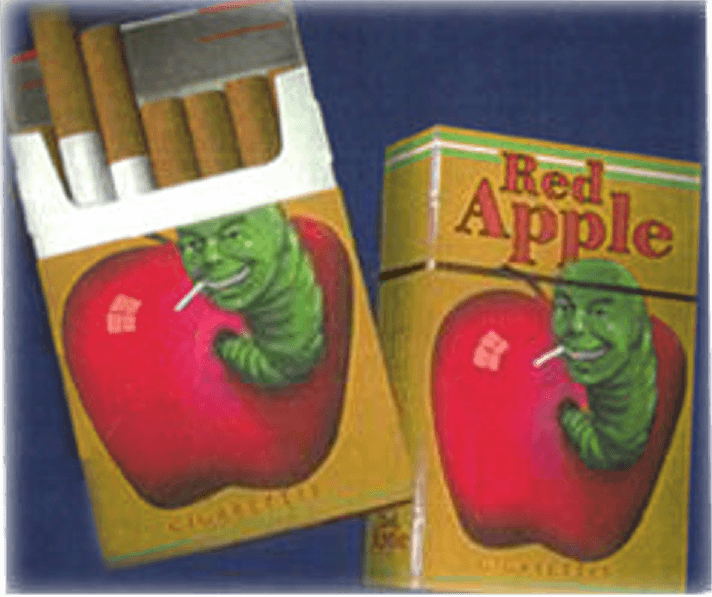 sigarette red apple