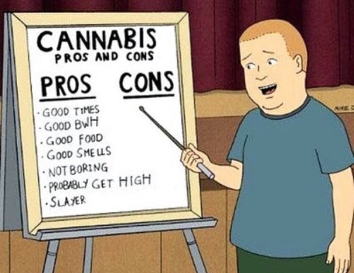 vantaggi di fumare cannabis