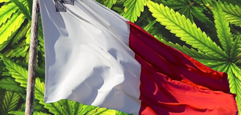 malta cannabis bandiera