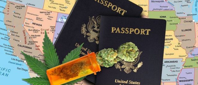 passaporto America cannabis